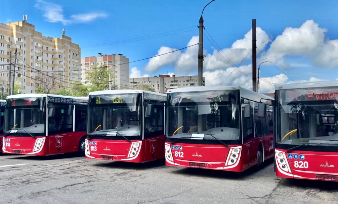 Во Владимир прибыло 20 новых автобусов