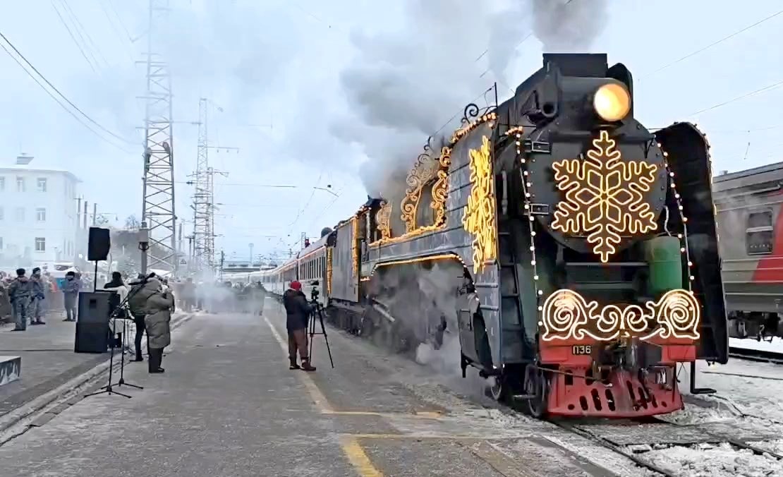 Во Владимирскую область прибыл поезд Деда Мороза