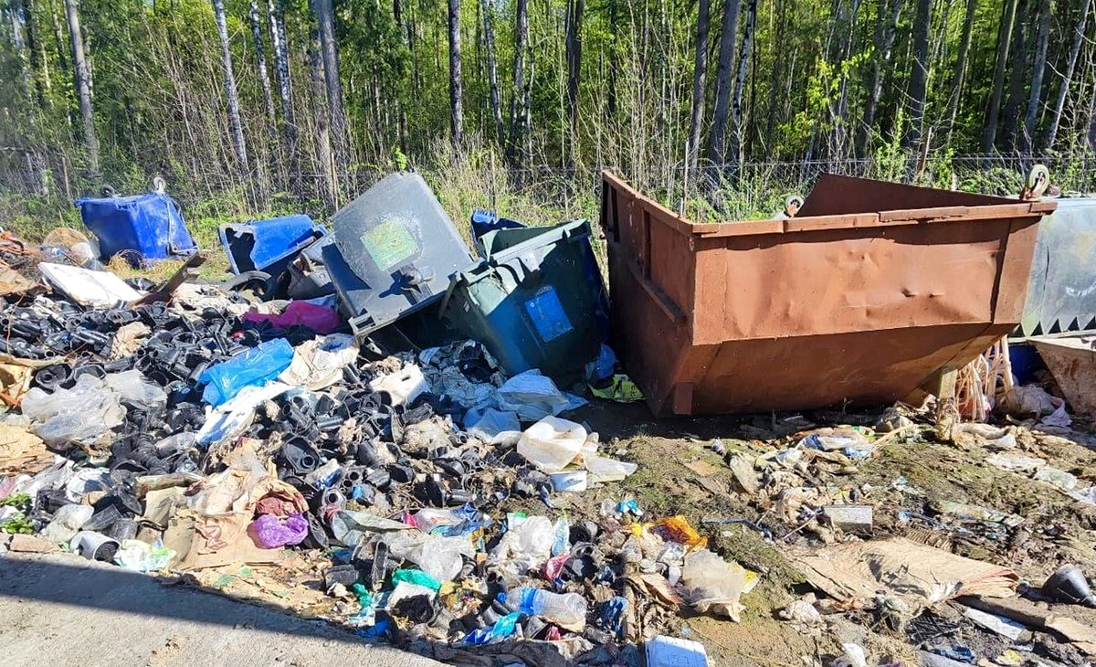 Полигон Хартии Бабанино свалка мусор