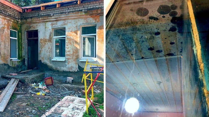 Закрытую поликлинику в Ковровском районе отремонтировали лишь на 30%