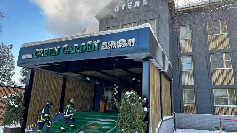 В гостинице Кольчугино сгорела сауна