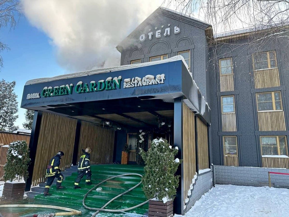 В гостинице Кольчугино сгорела сауна