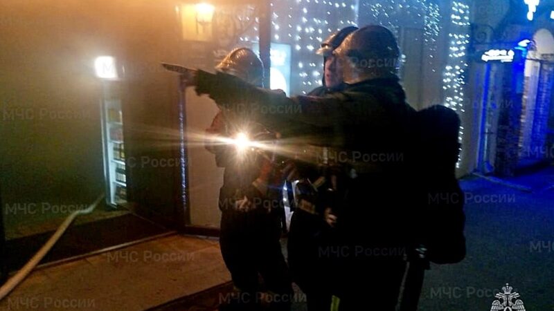 Во Владимире горело кафе «Грильмания»