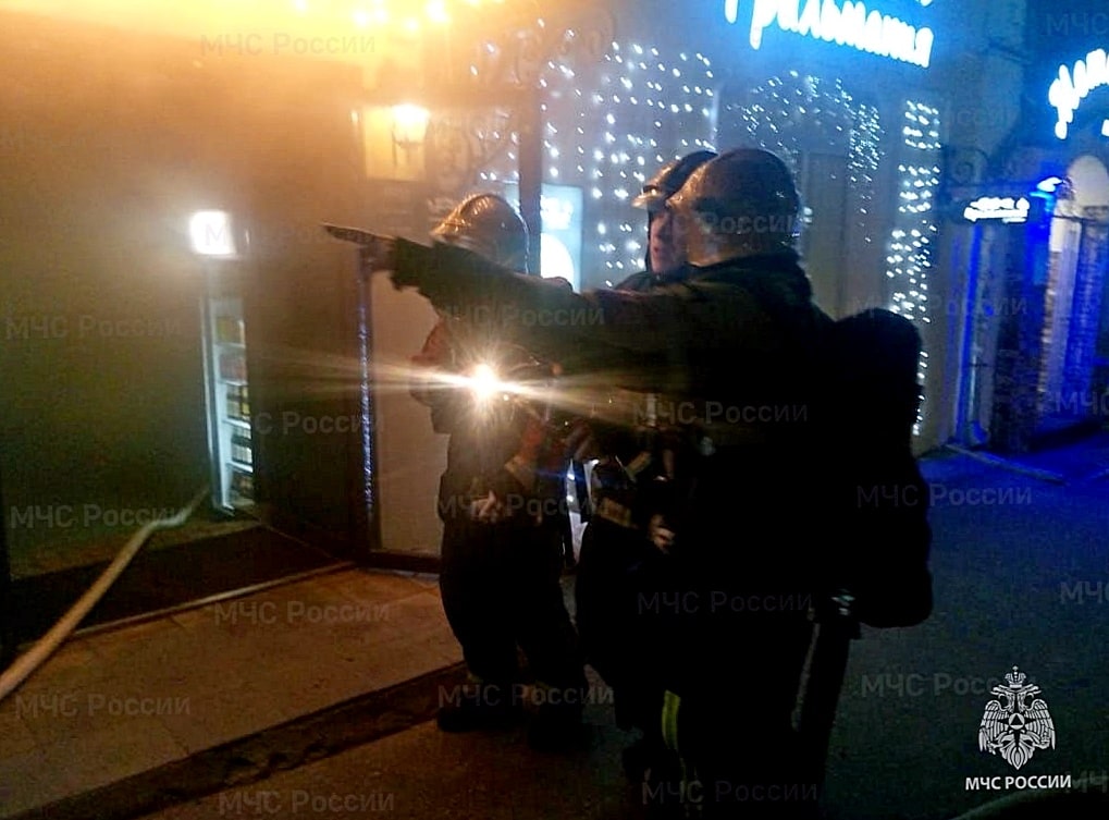 Во Владимире горело кафе «Грильмания»