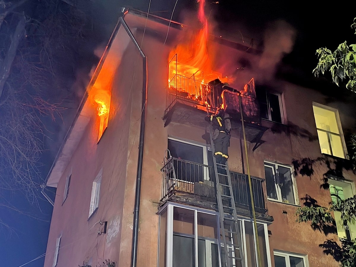 Ночью во Владимире сгорела квартира