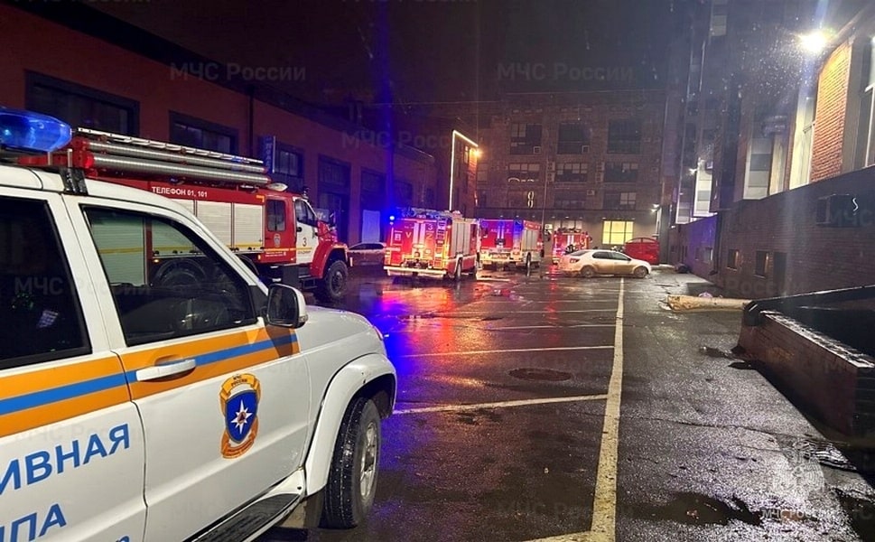 Во Владимире горел рынок на Студеной