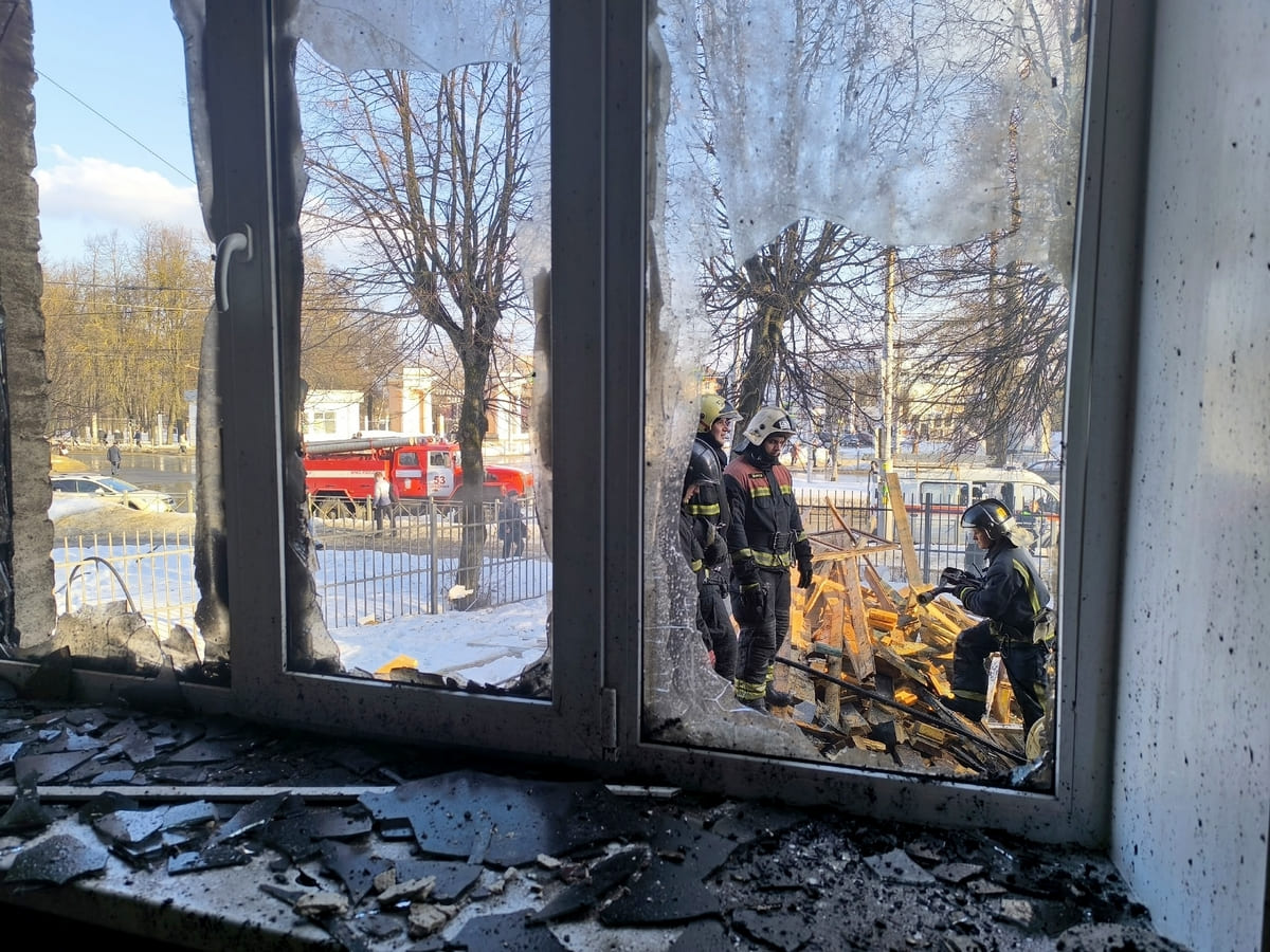 Пожар школа 2