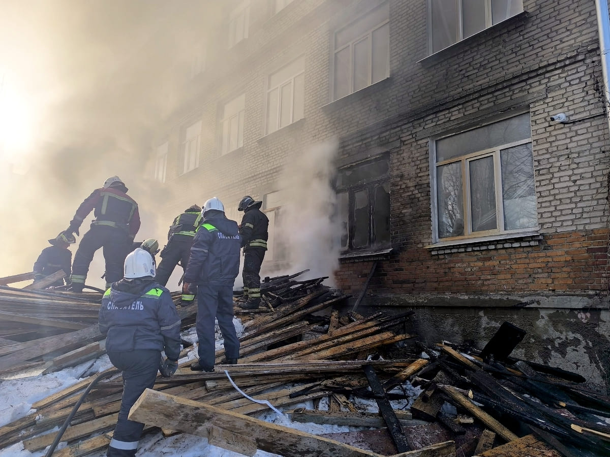 Пожар школа 2