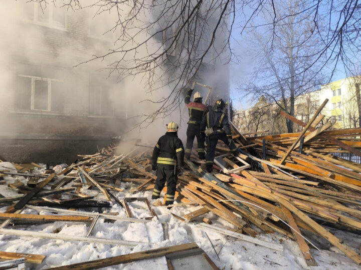 При ремонте владимирской школы произошел пожар