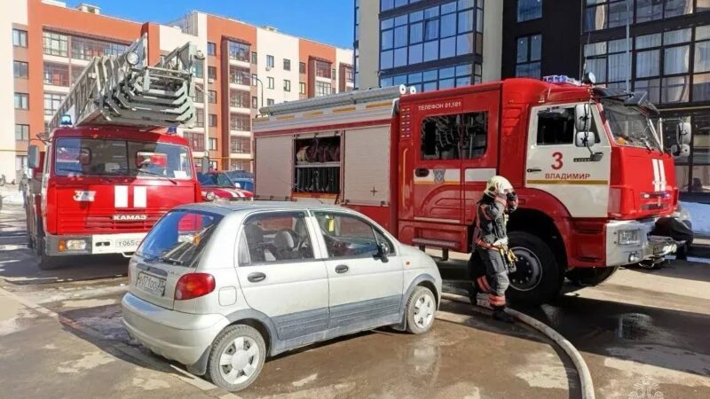 В Заклязьменском потушили возгорание в трех квартирах