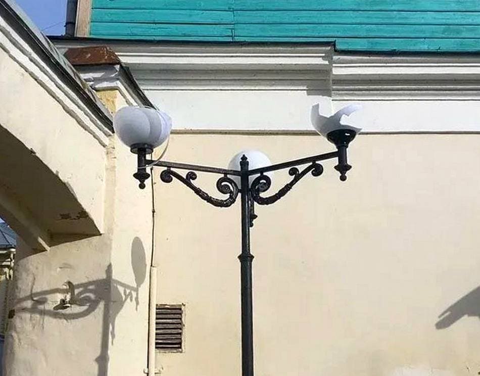 Разбитые фонари вандализм центр 2