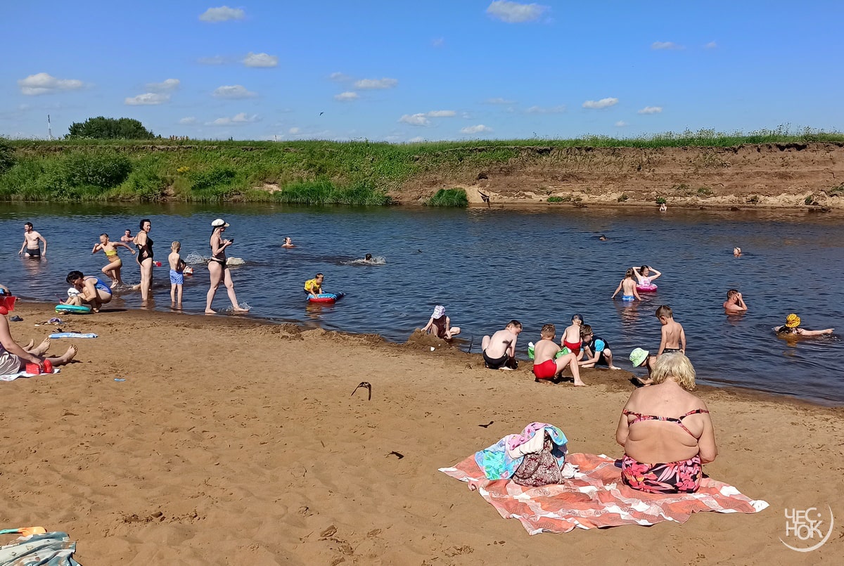 Река Нерль купание пляж