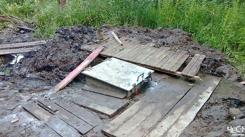 В парке у ДТЮ во Владимире замуровали родник