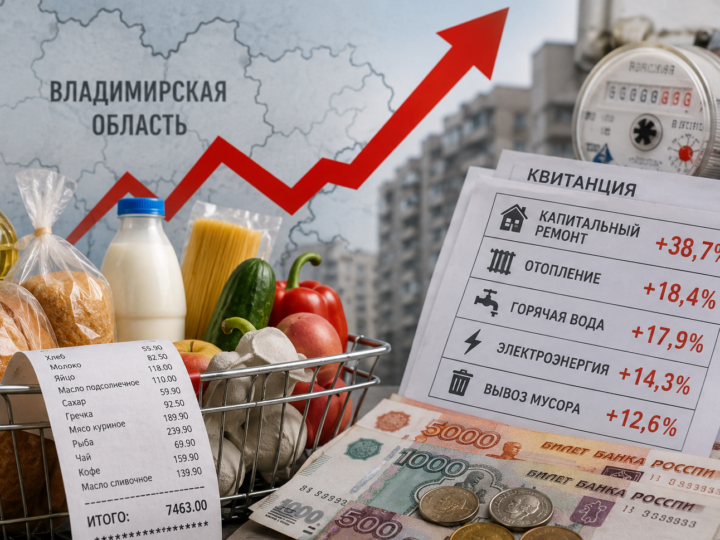 Во Владимирской области дорожают продукты и коммуналка