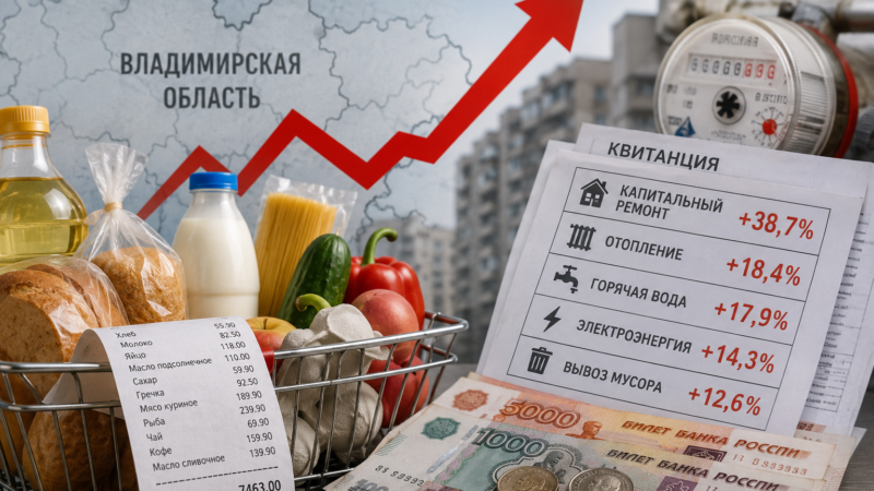 Во Владимирской области дорожают продукты и коммуналка