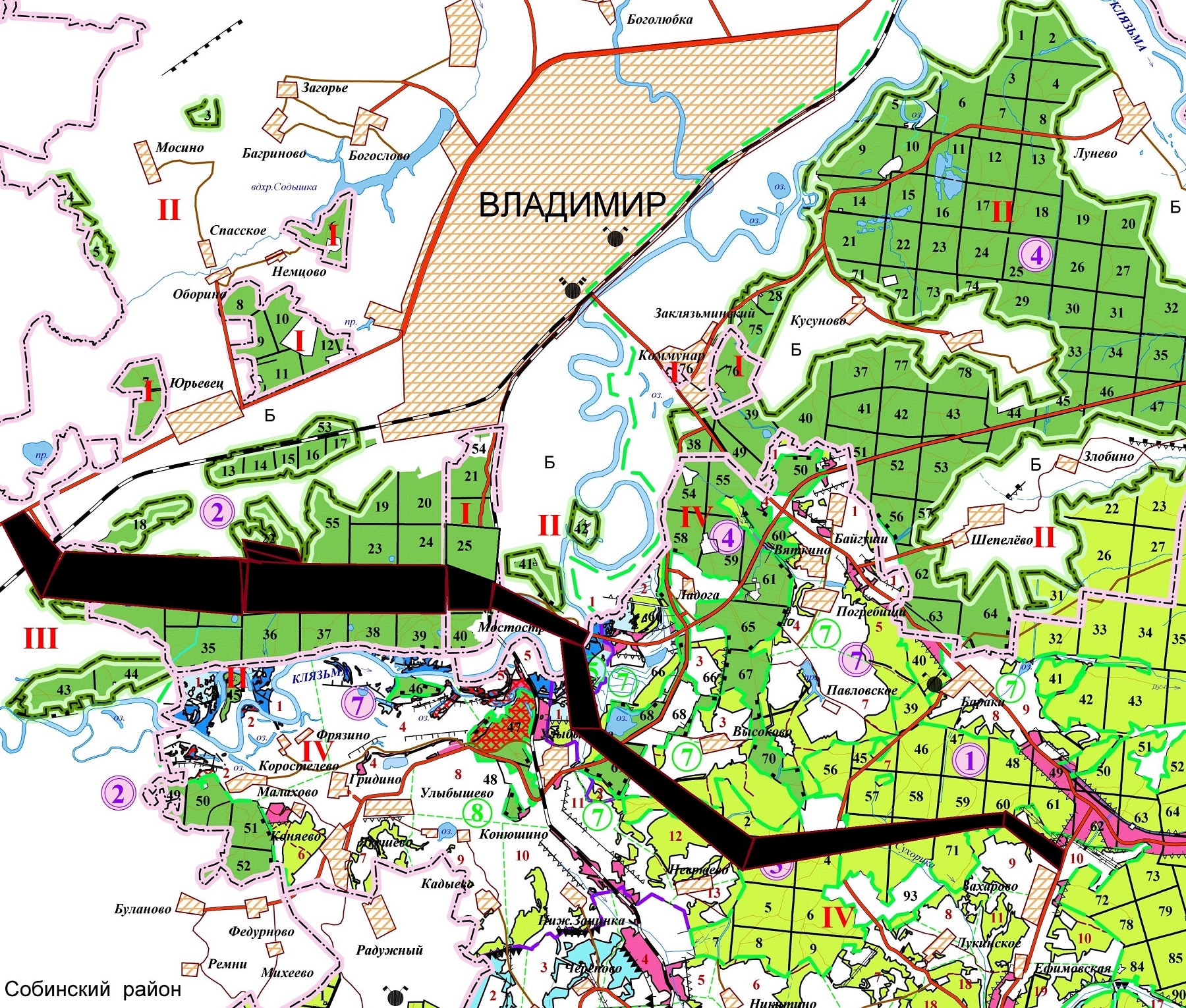М12 трасса на карте нижегородской области