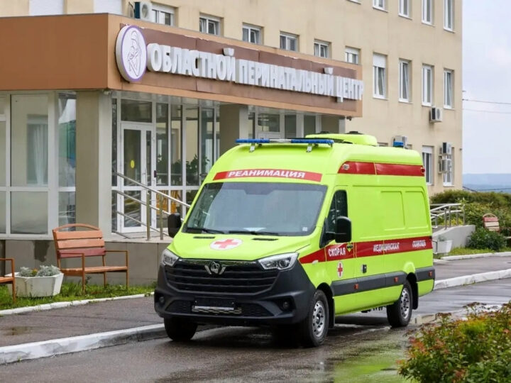 Перинатальному центру подарили автомобиль для родов в дороге