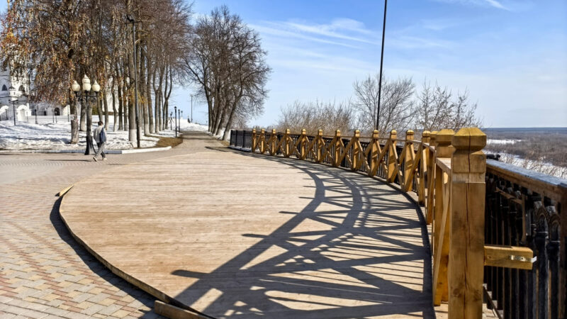 Смотровую площадку в парке Пушкина в этом году не отремонтируют