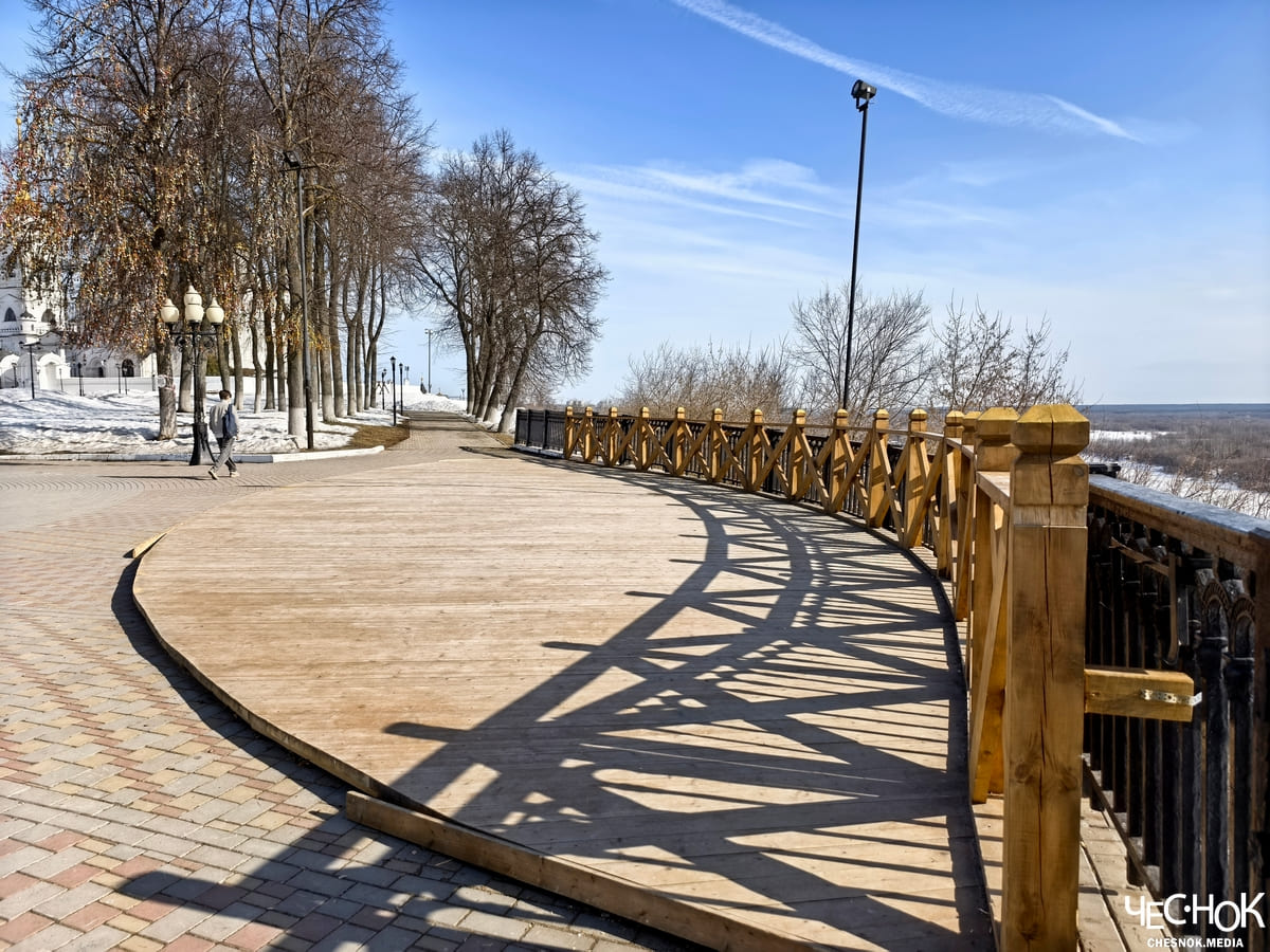 Смотровую площадку в парке Пушкина в этом году не отремонтируют