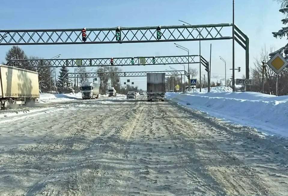 Снег трасса М-7