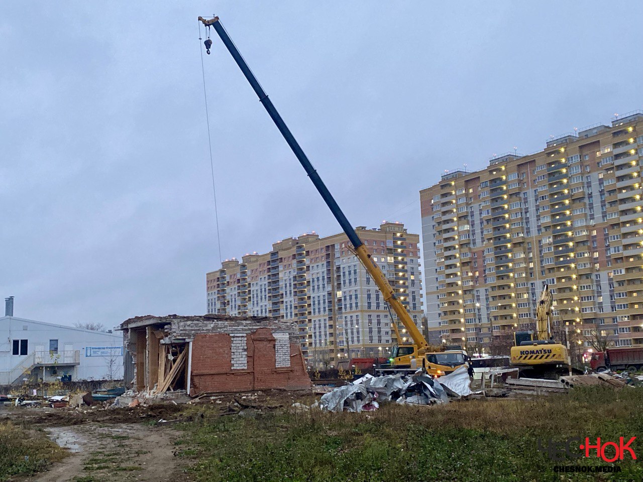 Во Владимире сносят заправку и автостоянку под дворец спорта