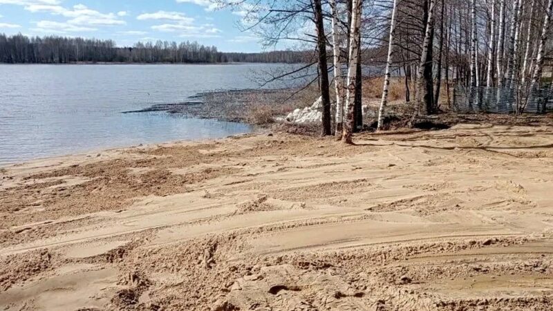 Рядом с платным пляжем в Судогодском районе обустраивают бесплатный