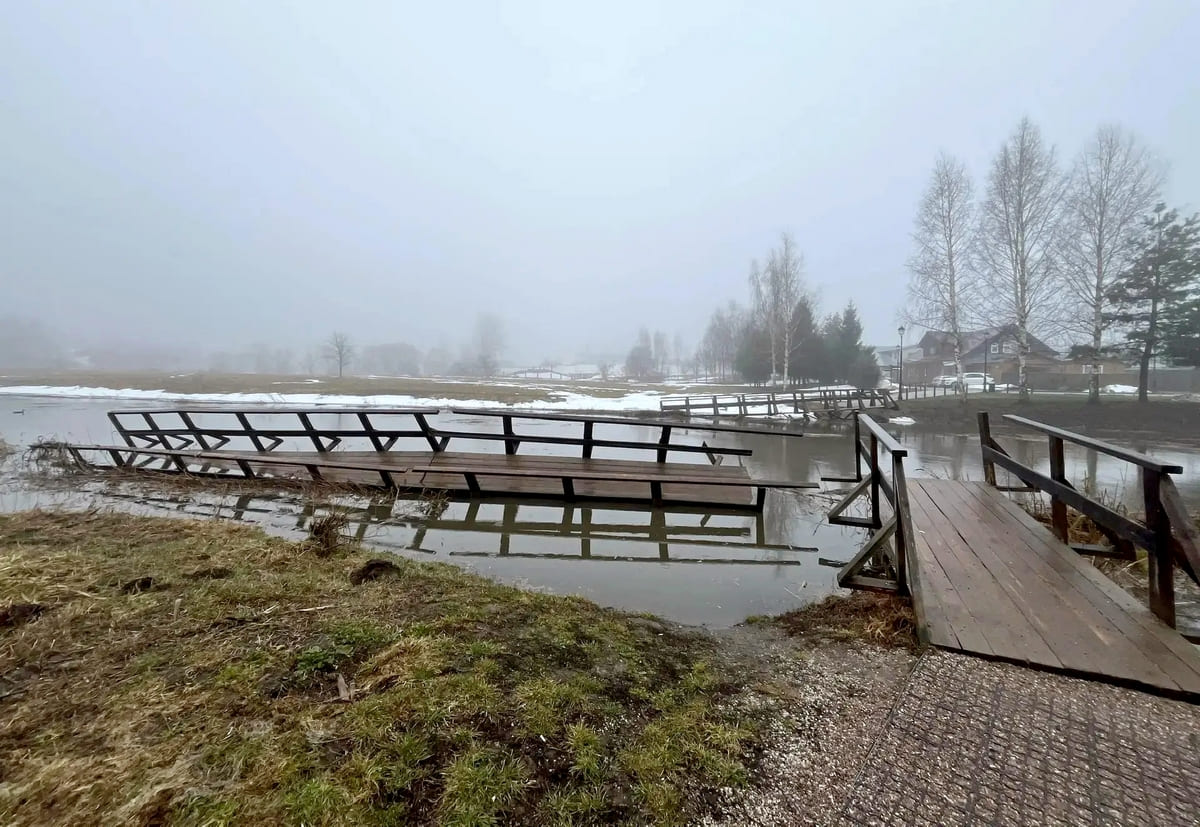 Суздаль мост паводок 2