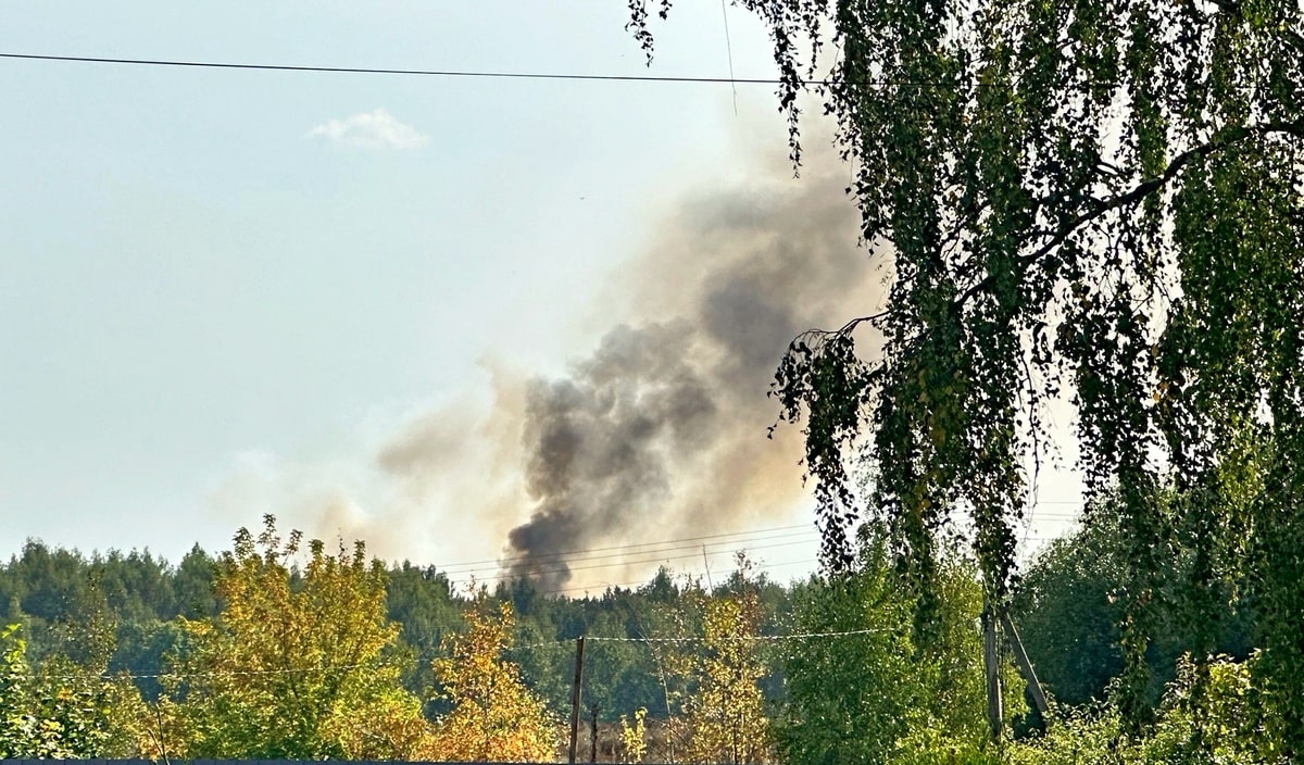 Под Владимиром загорелась новоалександровская свалка