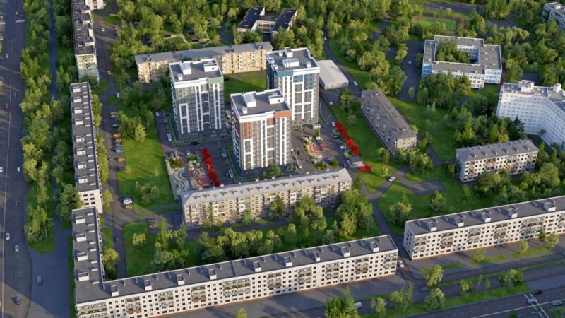 В Добром на месте детского сада воткнули три многоэтажки