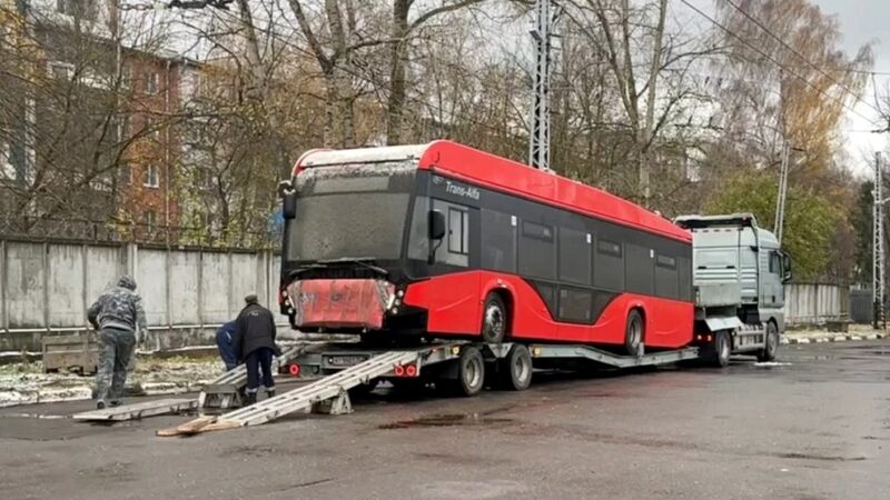 «Владимирпассажиртранс» приобрел новый троллейбус