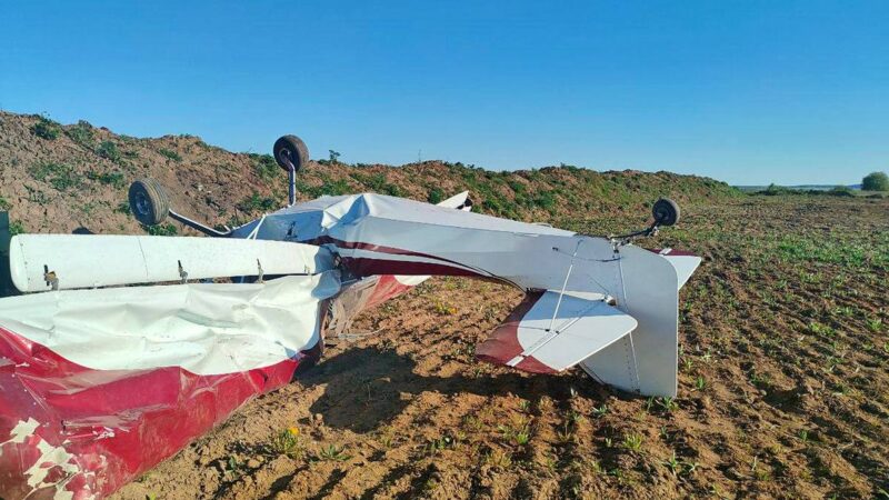 В Суздальском районе упал самодельный самолет
