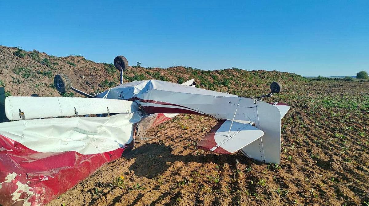 В Суздальском районе упал самодельный самолет