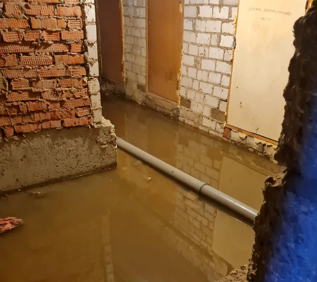 Вольгинский канализация слив подвал