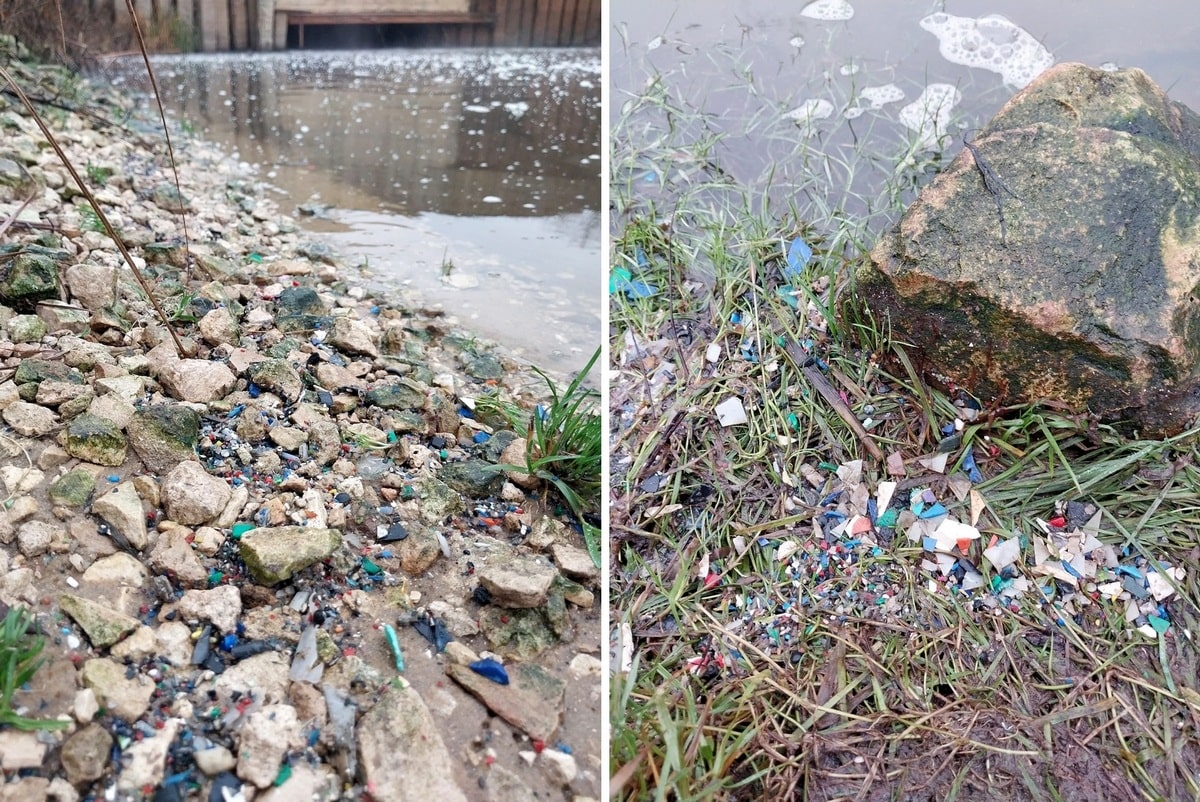 Клязьму во Владимире вновь загрязнили пластиком 