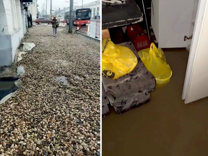 Дом в центре Владимира затопило из-за ремонта плитки