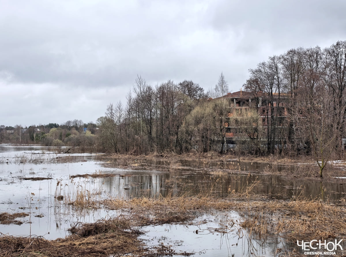 ЖК «Бавария» во Владимире вновь подтопило Клязьмой