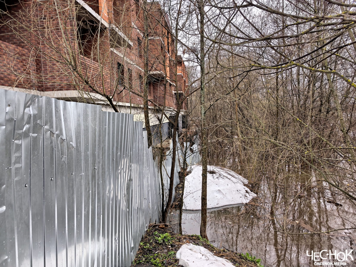 ЖК Бавария Клязьма 3 паводок половодье